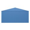 Arrow Storage Products Elite Steel Storage Shed, 14x14, Blue Grey EG1414BG